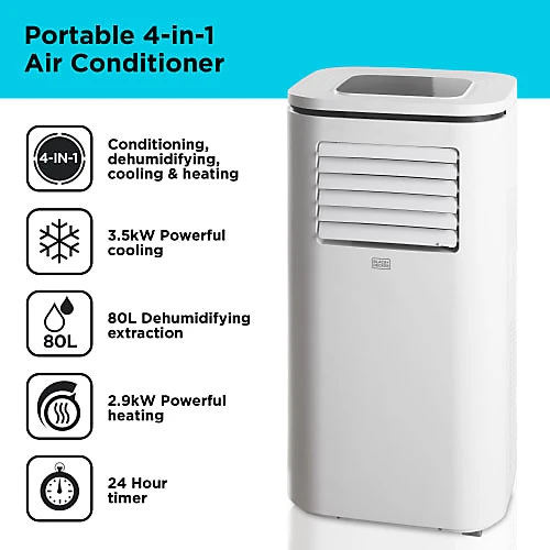 Black & Decker BXAC40011GB - 12,000 BTU Air Conditioner 2 Black & Decker BXAC40011GB - 12,000 BTU Air Conditioner - Image 2