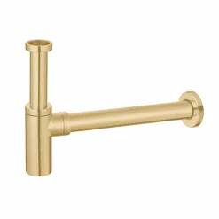 Brushed Brass Full Cover Unslotted Basin Waste & Minimalist Bottle Trap 6 Brushed Brass Full Cover Unslotted Basin Waste & Minimalist Bottle Trap -Diy brushed brass full cover unslotted basin waste minimalist bottle trap5060966975250 03c MP