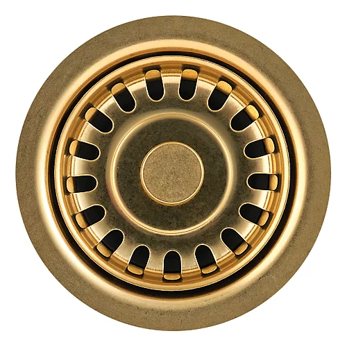 Clearwater 60mm Kitchen Sink Basket Strainer Waste Artisan Brass PVD - W60AB 1 Clearwater 60mm Kitchen Sink Basket Strainer Waste Artisan Brass PVD - W60AB