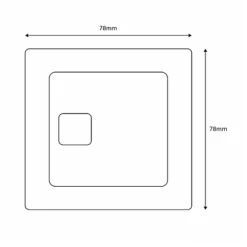 Concealed WC Toilet Cistern With Gloss Chrome Dual Flush Cable Button - Right Water Entry -Diy concealed wc toilet cistern with gloss chrome dual flush cable button right water entry5065011404303 03c MP