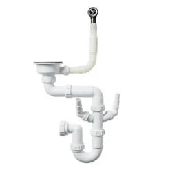 Cooke & Lewis 1 Bowl Pack A Waste, Overflow & Plumbing Kit, (Dia)36mm -Diy cooke lewis 1 bowl pack a waste overflow plumbing kit dia 36mm3663602608462 22c BQ
