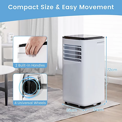Costway 9000 BTU Air Conditioner 5-in-1 Air Cooling Heating Fan Dehumidifier 2 Costway 9000 BTU Air Conditioner 5-in-1 Air Cooling Heating Fan Dehumidifier - Image 2