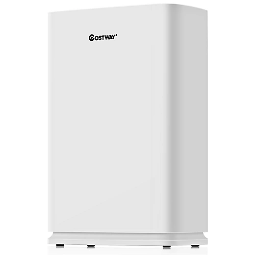 Costway Electric Air Purifier Air Cleaner W/ True HEPA Filter Carbon Filter 1 Costway Electric Air Purifier Air Cleaner W/ True HEPA Filter Carbon Filter