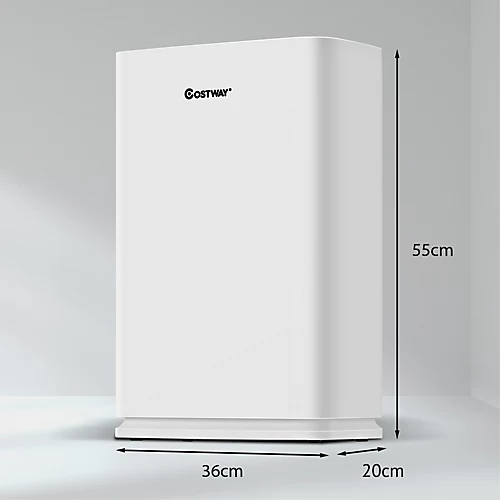 Costway Electric Air Purifier Air Cleaner W/ True HEPA Filter Carbon Filter 2 Costway Electric Air Purifier Air Cleaner W/ True HEPA Filter Carbon Filter - Image 2