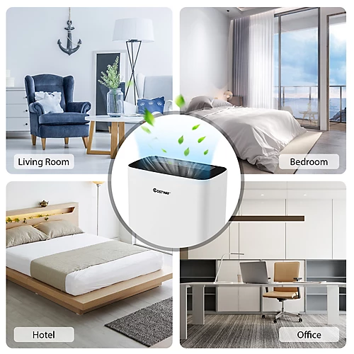 Costway Electric Air Purifier Air Cleaner W/ True HEPA Filter Carbon Filter 3 Costway Electric Air Purifier Air Cleaner W/ True HEPA Filter Carbon Filter - Image 3