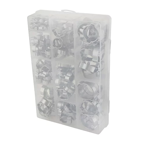 Double Ear Pipe Tube Clips Clamps Hose Fuel Clamp Hydraulic Hose 175pcs 2 Double Ear Pipe Tube Clips Clamps Hose Fuel Clamp Hydraulic Hose 175pcs - Image 2