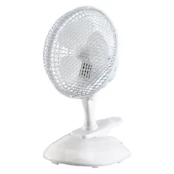Draper 230V Clip-On Desk Fan, 6"/150mm, 15W 08710