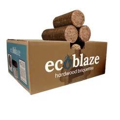 Ecoblaze Hardwood Briquettes 10 Pack Suitable For Year Round Use High Heat Output