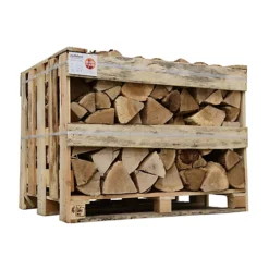 Ecoblaze Kiln Dried Birch Firewood Standard Crate Hardwood Logs Ready To Burn