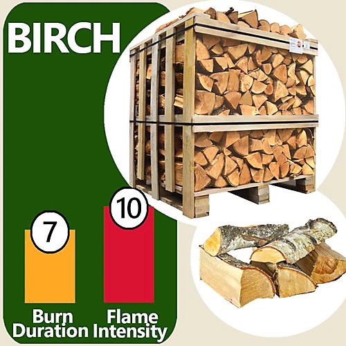 Ecoblaze Kiln Dried Birch Firewood Standard Crate Hardwood Logs Ready To Burn 2 Ecoblaze Kiln Dried Birch Firewood Standard Crate Hardwood Logs Ready To Burn - Image 2