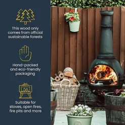 Ecoblaze Kiln Dried Firewood Ready To Burn Pallet Hardwood Logs For Wood Burner -Diy ecoblaze kiln dried firewood ready to burn pallet hardwood logs for wood burner5060218721581 04c MP