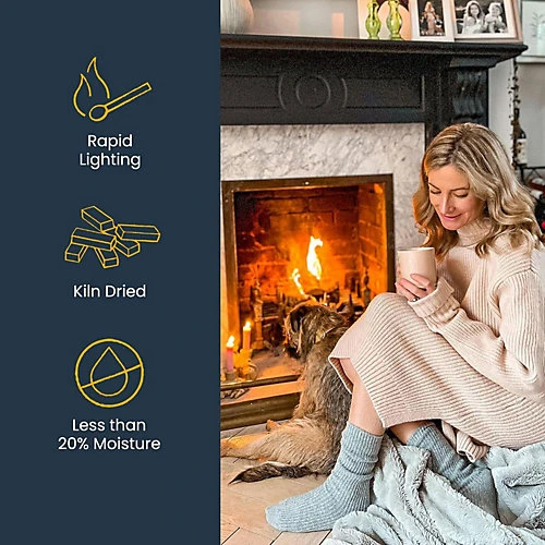 Ecoblaze Kiln Dried Kindling Ready To Burn 120 Sticks For Chimineas And More 3 Ecoblaze Kiln Dried Kindling Ready To Burn 120 Sticks For Chimineas And More - Image 3