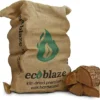 Ecoblaze Kiln Dried Oak Firewood Ready To Burn 50L Hessian Sack Hardwood Logs