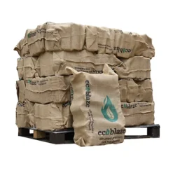 Ecoblaze Kiln Dried Oak Firewood Ready To Burn Sack Pallet Hardwood Logs