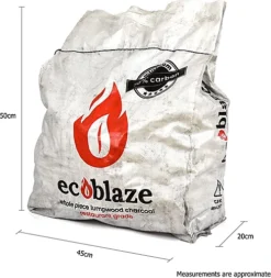Ecoblaze Whole Lumpwood Charcoal Bag 10kg Restaurant Grade Minimum 70% Carbon -Diy ecoblaze whole lumpwood charcoal bag 10kg restaurant grade minimum 70 carbon5060218721277 06c MP