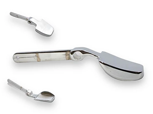 FixTheBog™ Chrome Enable Toilet Cistern Side Lever Handle Luxury Paddle Flush Metal WC 2 FixTheBog™ Chrome Enable Toilet Cistern Side Lever Handle Luxury Paddle Flush Metal WC - Image 2