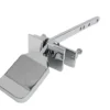 FixTheBog™ Twyford Chrome Universal Toilet Cistern Side Lever Handle Luxury Paddle Flush Metal Wc