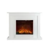 Focal Point Atherstone Brick White Electric Fire Suite