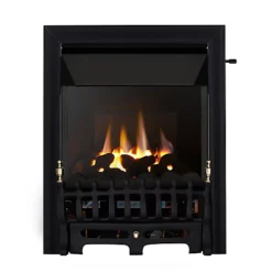 Focal Point Blenheim High Efficiency Black Slide Control Gas Fire