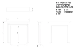 Focal Point Charlottesville White Fire Surround -Diy focal point charlottesville white fire surround5023539013810 02t