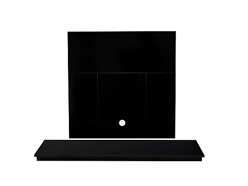Focal Point Contemporary Granite Effect Back Panel & Hearth (W)1250mm (D)380mm 2 Focal Point Contemporary Granite Effect Back Panel & Hearth (W)1250mm (D)380mm - Image 2