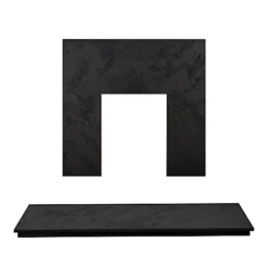 Focal Point Contemporary Slate Effect Back Panel & Hearth (W)1250mm (D)380mm 7 Focal Point Contemporary Slate Effect Back Panel & Hearth (W)1250mm (D)380mm -Diy focal point contemporary slate effect back panel hearth w 1250mm d 380mm5023539026513 38c bq
