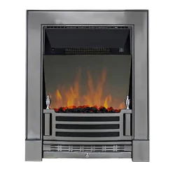 Focal Point Finsbury 2kW Chrome Effect Electric Fire
