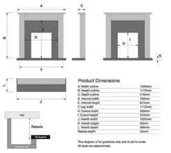 Focal Point Mini Mercia Oak Fire Surround -Diy focal point mini mercia oak fire surround5023539013452 01t bq