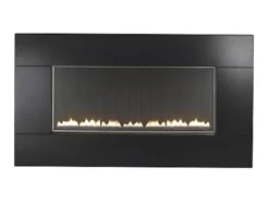 Focal Point Pinoir Flueless Black Granite Manual Control Gas Fire