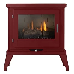 Focal Point Svelvik Flueless Burgundy Gas Stove FPFBQ634