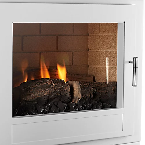 Focal Point Svelvik Flueless White Gas Stove FPFBQ586 2 Focal Point Svelvik Flueless White Gas Stove FPFBQ586 - Image 2