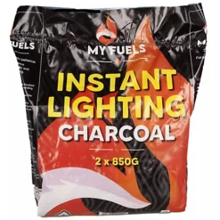 Fuel Express Instant-Light Lumpwood Charcoal (Pack Of 2) Black (One Size)