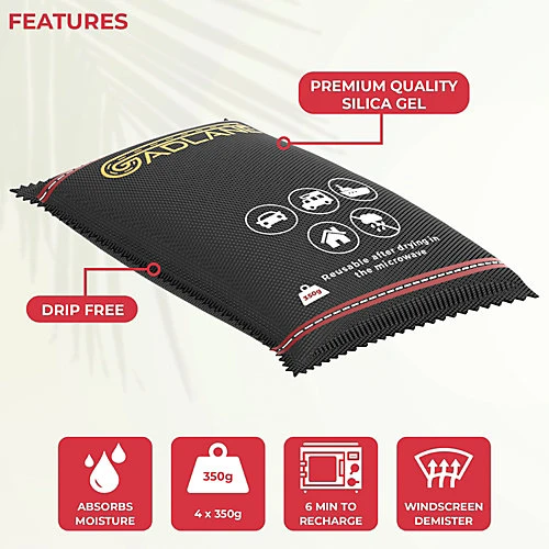 GADLANE Reusable Car Dehumidifier 350G (4 Pack) 3 GADLANE Reusable Car Dehumidifier 350G (4 Pack) - Image 3