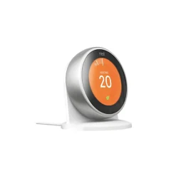 Google Nest 3rd Generation T3028GB Smart Thermostat, Silver Effect