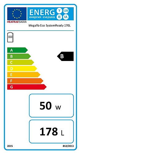 Heatrae Sadia Megaflo Eco SystemReady 170SB Indirect Unvented Hot Water Cylinder 95050499 3 Heatrae Sadia Megaflo Eco SystemReady 170SB Indirect Unvented Hot Water Cylinder 95050499 - Image 3