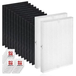 HEPA Carbon Filter For WINIX PlasmaWave 5300 6300 5300-2 6300-2 P300 Purifier X 2 + Fresheners