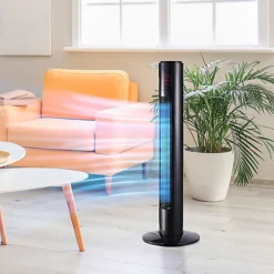 HOMCOM 38 Inch Tower Fan With 70 Degree Oscillation 3 Speed And 3 Mode Indoor Black