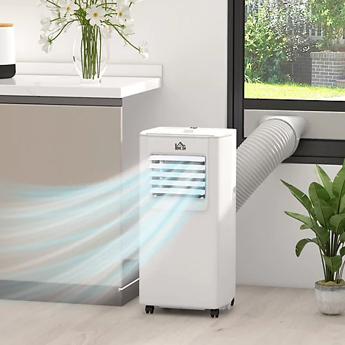 HOMCOM 5000BTU Portable Air Conditioner 4 Modes LED Display Timer Home Office 1 HOMCOM 5000BTU Portable Air Conditioner 4 Modes LED Display Timer Home Office