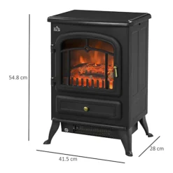 HOMCOM Fireplace Stove Heater Log Burning Flame Electric 950/1850W Living Room 6 HOMCOM Fireplace Stove Heater Log Burning Flame Electric 950/1850W Living Room -Diy homcom fireplace stove heater log burning flame electric 950 1850w living room5055974831988 03c MP