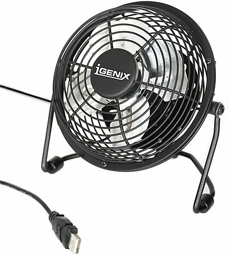 Igenix DF0004 USB Desk Fan, 4-Inch, Black (Pack Of 3) 1 Igenix DF0004 USB Desk Fan, 4-Inch, Black (Pack Of 3)