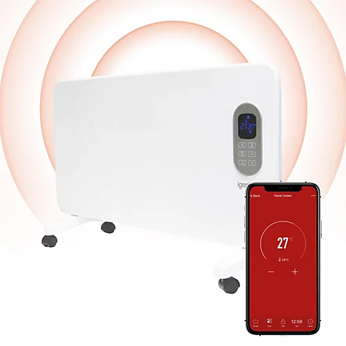 Igenix IG9520WIFI Smart Electric Panel Heater, White 1 Igenix IG9520WIFI Smart Electric Panel Heater, White