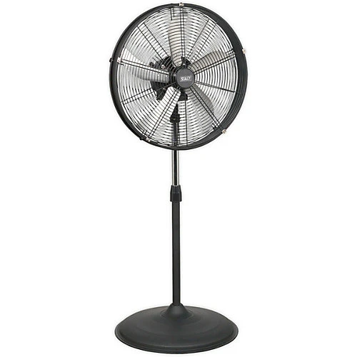 Industrial 20" Oscillating Pedestal Fan - 3 Speed - High Velocity - Guarded 1 Industrial 20" Oscillating Pedestal Fan - 3 Speed - High Velocity - Guarded
