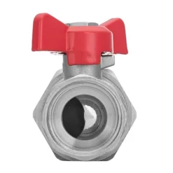 Invena 1/2 Inch Water Valve Female X Male Red Butterfly Handle -Diy invena 1 2 inch water valve female x male red butterfly handle5902626227814 04c MP