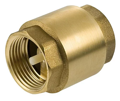 Invena 1 Inch Non-Return Check Valve Female Brass With Plastic Insert 1 Invena 1 Inch Non-Return Check Valve Female Brass With Plastic Insert