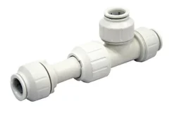 JG Speedfit White Push-fit Pipe Tee (Dia)15mm X 15mm X 15mm