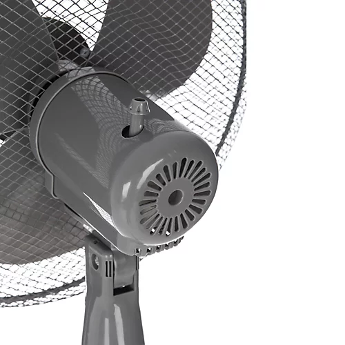 LIVIVO 16-Inch Pedestal Standing Floor Fan - Adjustable Height, 3-Speed Settings, And Oscillating Function In Sleek Black Design 4 LIVIVO 16-Inch Pedestal Standing Floor Fan - Adjustable Height, 3-Speed Settings, And Oscillating Function In Sleek Black Design - Image 4