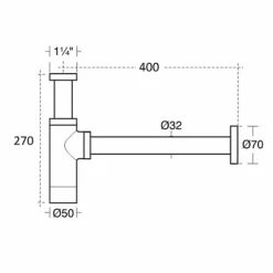 Matt Black Bottle Trap Basin/Sink Waste Adjustable Brass Extension Pipe Tube & Unslotted Full Cover Plug -Diy matt black bottle trap basin sink waste adjustable brass extension pipe tube unslotted full cover plug5060966971078 03c MP