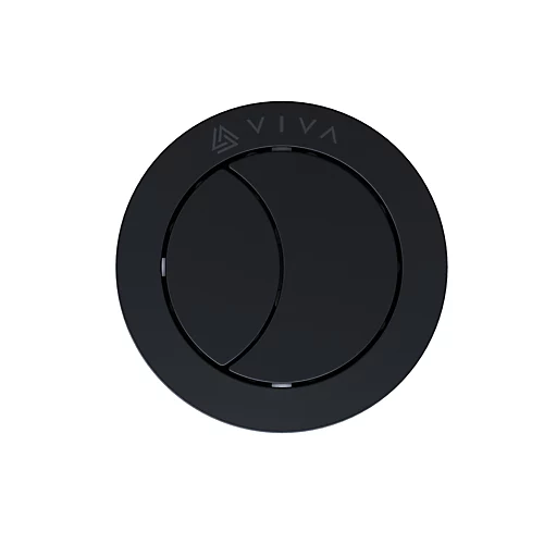 Matt Black Dual Flush Toilet Push Button For Cable Operated Cisterns 3 Matt Black Dual Flush Toilet Push Button For Cable Operated Cisterns - Image 3