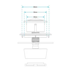 Matt Black Dual Flush Toilet Push Button For Cable Operated Cisterns 7 Matt Black Dual Flush Toilet Push Button For Cable Operated Cisterns -Diy matt black dual flush toilet push button for cable operated cisterns5060262731567 04c MP