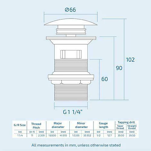 Matt Black Slotted Pop Up Waste Bathroom Basin Sink High Quality Brass Clicker Plug 2 Matt Black Slotted Pop Up Waste Bathroom Basin Sink High Quality Brass Clicker Plug - Image 2